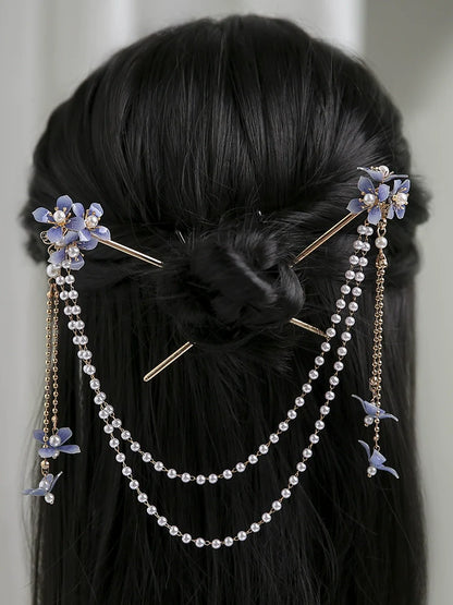 Back Hair Pin: Hydrangea