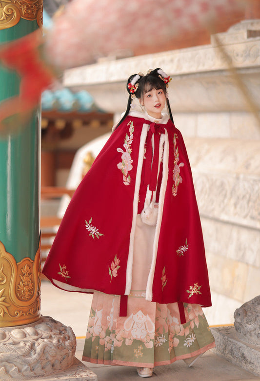 Fortune Rabbit 瑞兔 - Bijia & Mamianqun Ming Dynasty Hanfu Set