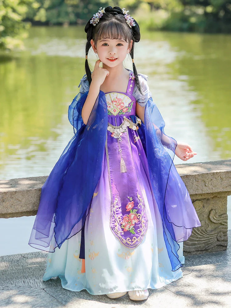 Lady Yu - Tang Dynasty Hanfu Dress, Princess Costume for Girls