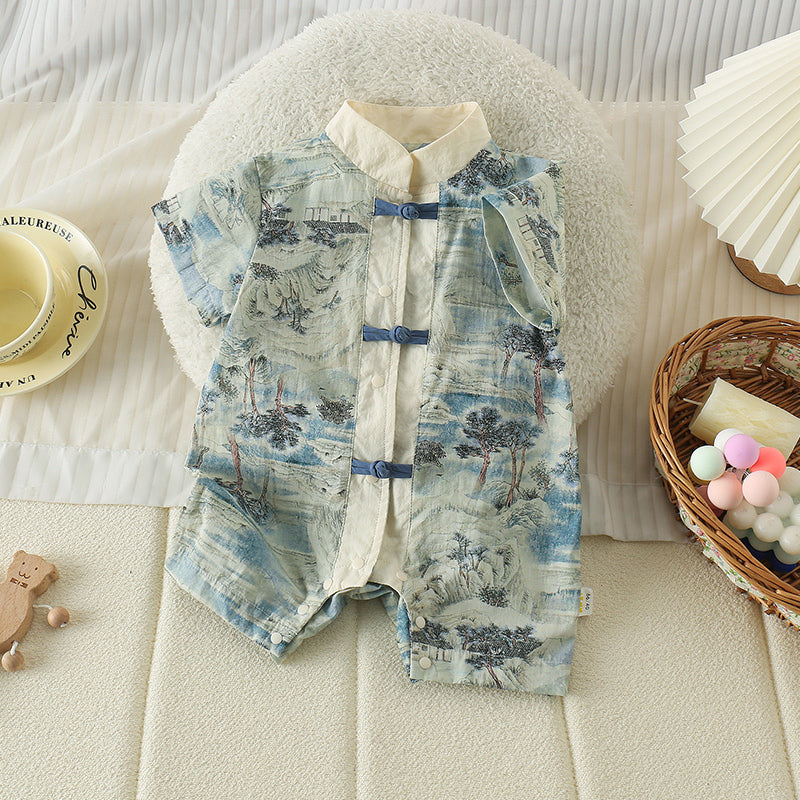 Landscape - Chinese Style Baby Onesies