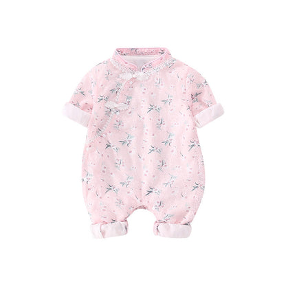 Soft Girl - Cheongsam Style Baby Onesies for Girls