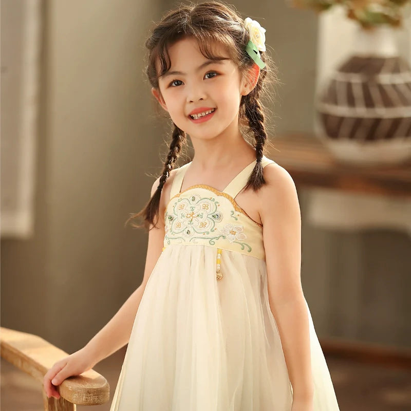 Saphira - New Chinese Style Tang Dynasty Hanfu for Girls