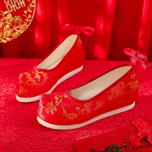 Kiera - Traditional Brocade Hanfu Bridal Shoes