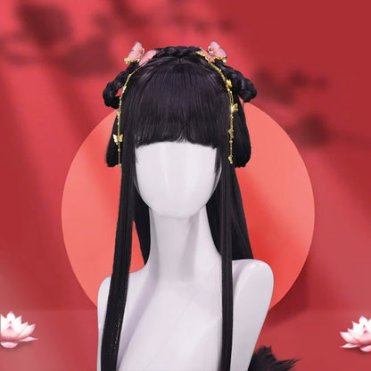 Listening to Rain - Chinese Style Hair Wig for Hanfu