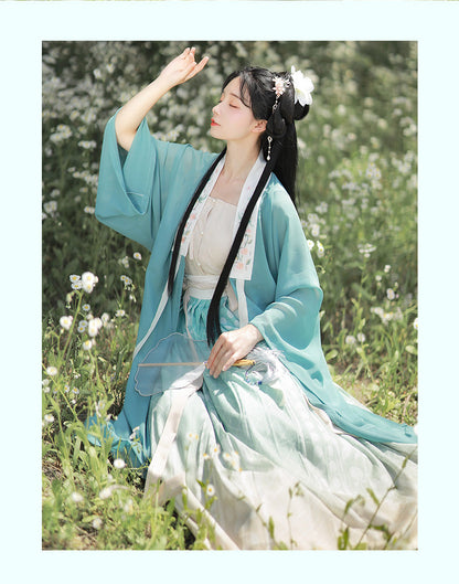 Mo Qingzhu 墨青竹 - Song Dynasty Style Qiyao Ruqun Hanfu