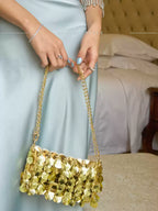 Fairy Metal Shell & Star Sequin Chain Bag