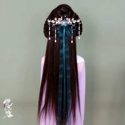 Back Hair Pin: Memories of the Silk Ribbon