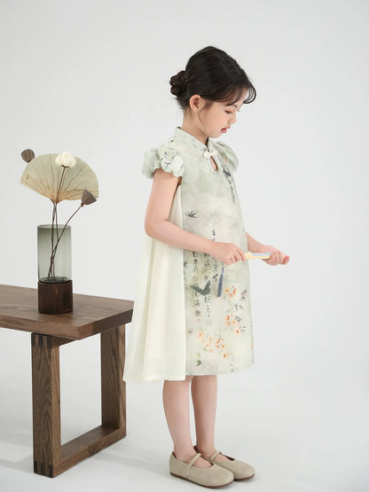 Clover - New Chinese Style Cheongsam for Girls