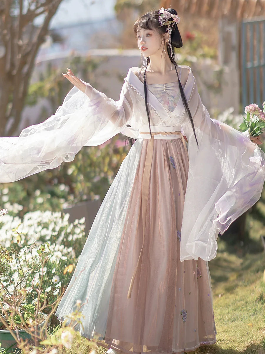 Luo Shen 洛神 - Wei Jin Style Flower Fairy Qiyao Ruqun