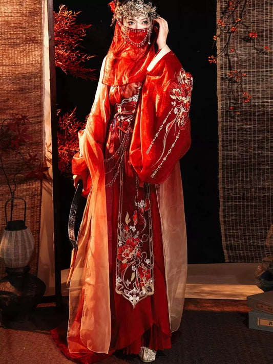 Lady Yu 虞姬 - Warring States and Han Dynasty Straight Hem Robe