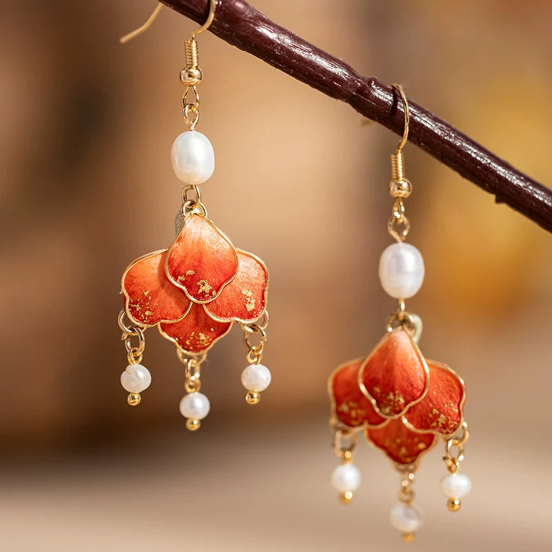 Velvet Chinese Style Earrings
