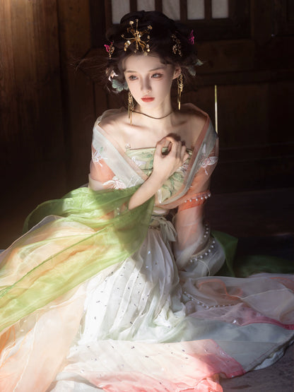 Pear Fragrance - Wei Jin Fairytale Style Qiyao Ruqun