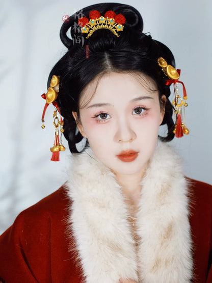 Chinese New Year Hanfu Hair Accessories: Little God of Wealth