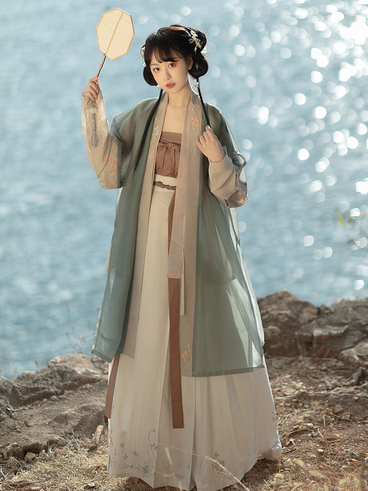 Xi Qingtang - Song Dynasty Style Qiyao Ruqun Hanfu