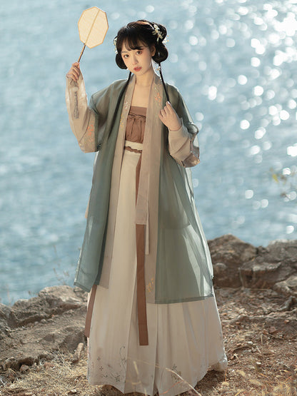 Xi Qingtang - Song Dynasty Style Qiyao Ruqun Hanfu