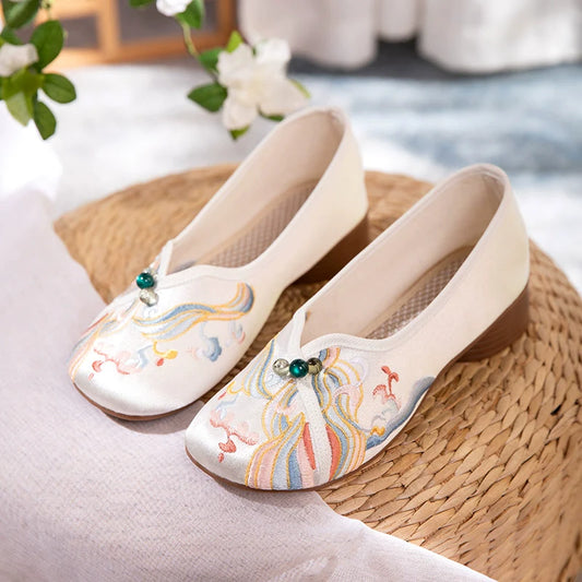 Emma - Embroidered Cheongsam Shoes