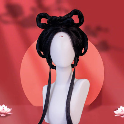 Lotus Flower - Chinese Style Hair Wig for Hanfu