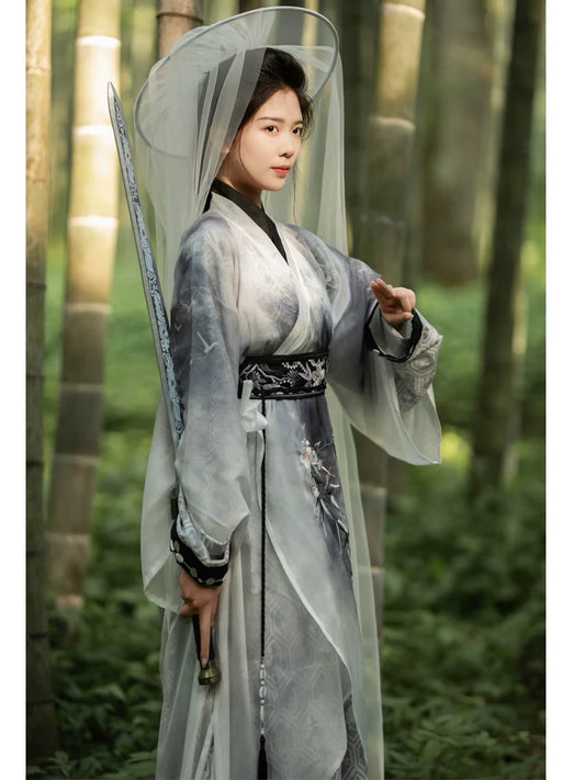The Sword Spirit - Warring States and Han Dynasty Straight Hem Robe