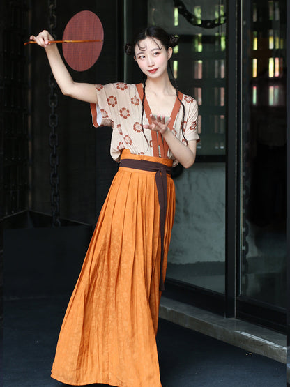 Hua Lin 花临 - Tang Dynasty Modern Style Beizi Qiyao Ruqun