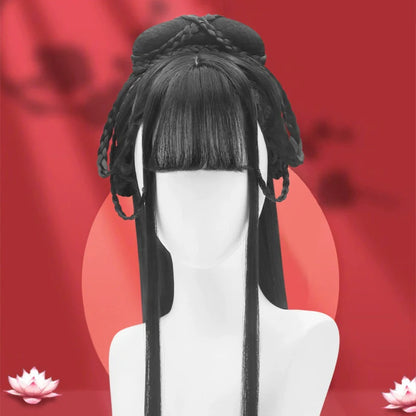 Reflecting Moon - Chinese Style Hair Wig for Hanfu