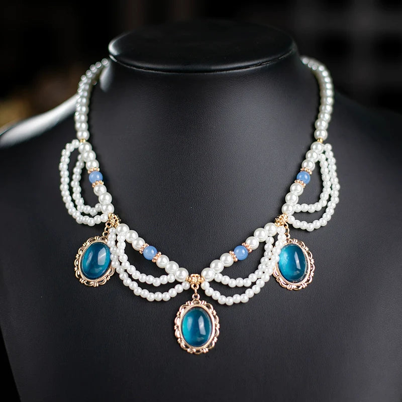 Heart in Sapphire Necklace