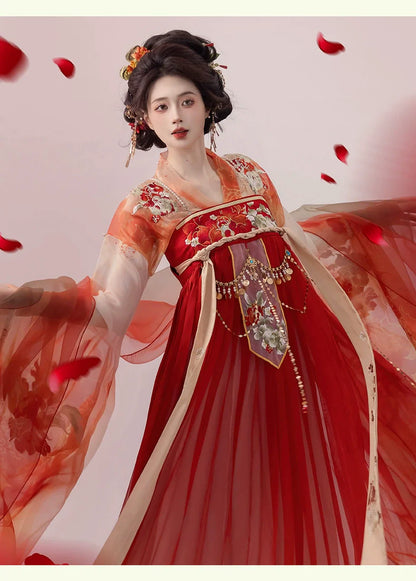 Chaohua 朝华 - Tang Dynasty Style Qixiong Ruqun