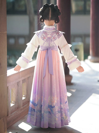 Anya - Winter Hanfu Dress, Princess Costume for Girls