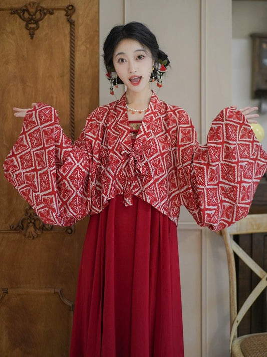 Thousand Lights Night 千灯夜行 - Modern Tang Dynasty Hanfu Dress (Preorder)