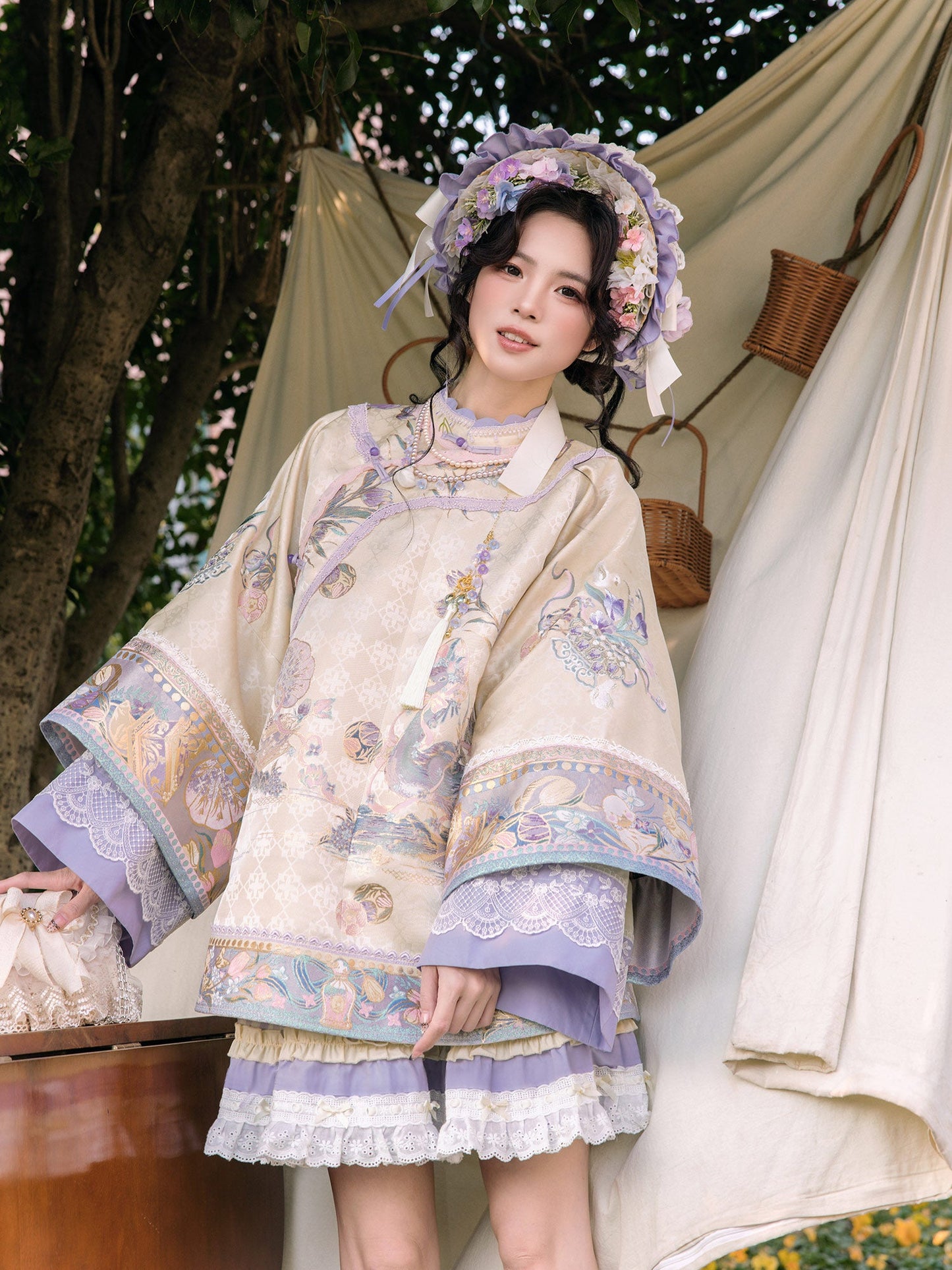 Fragrant Tulips 郁香 - Qing Han Inspired New Chinese Style Costume (Preorder)
