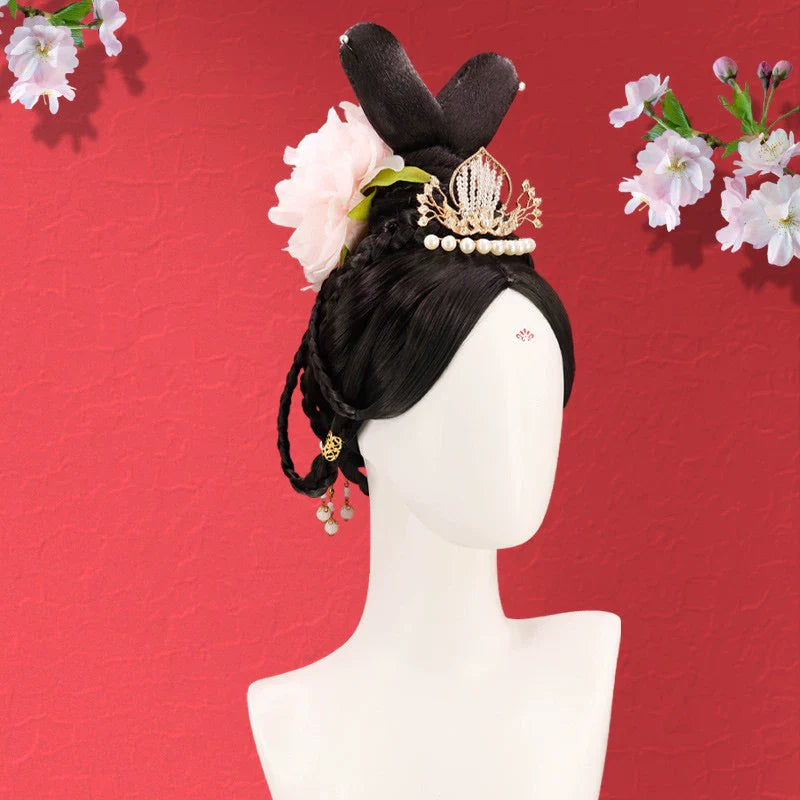 Literary Glow - Chinese Style Hair Wig for Hanfu
