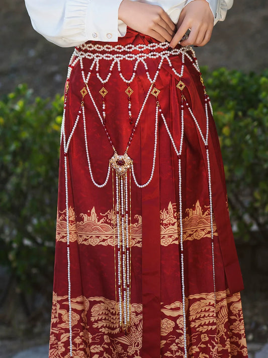 Linya - Dunhuang Tassel Waist Chain for Hanfu