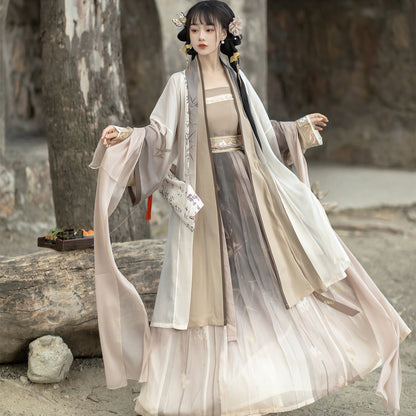 Bamboo Shadow 竹影 - Song Dynasty Style Qiyao Ruqun Hanfu