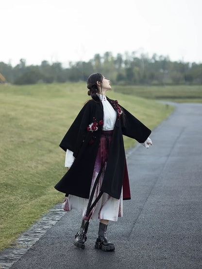 Ming Dynasty Modern Hanfu, Ragdoll Rose 布偶玫瑰