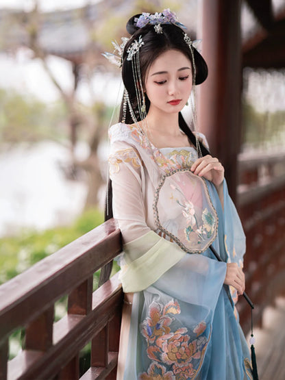 Calm Waters 定风波 - Wei Jin Fairy Style Qiyao Ruqun