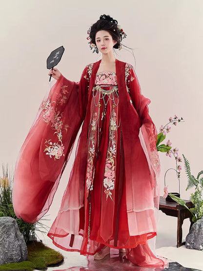 Drunken Winds - Tang Dynasty Style Hanfu Dress Heziqun