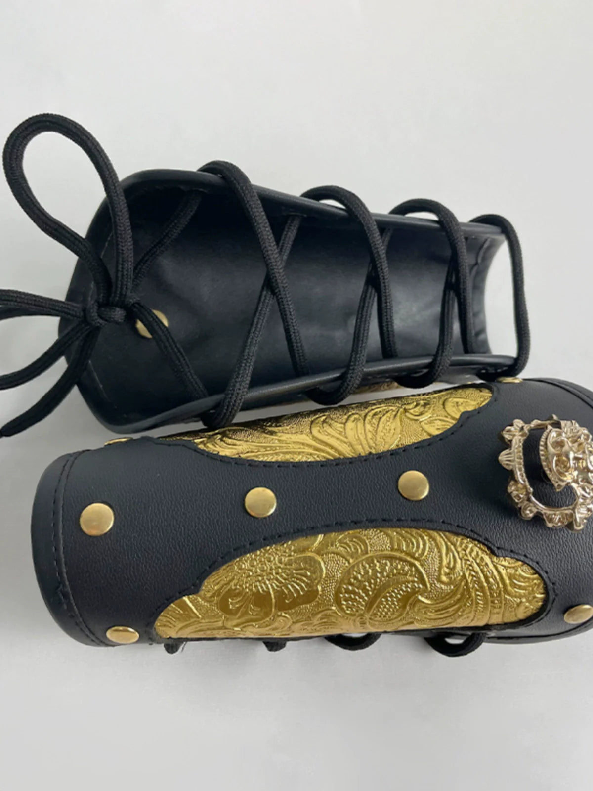 Crimson Lotus Warriors - Wrist Guards for Hanfu