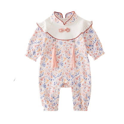 Anastasia - Cheongsam Style Baby Onesies for Girls