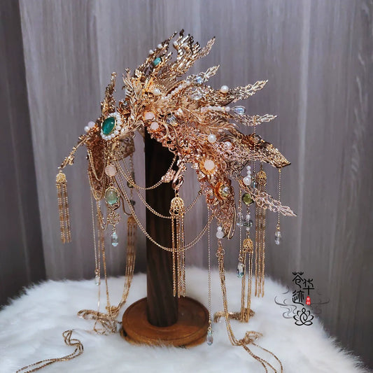 Siren - Unisex Hanfu Hair Crown (Preorder)