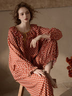 Vintage Polka Dot Pajama Set