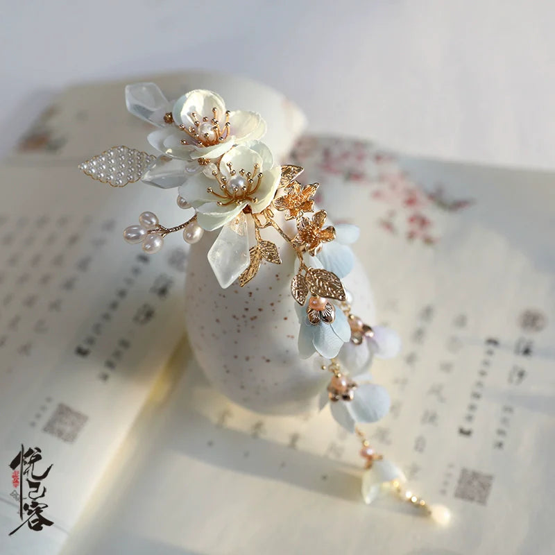 Hair Clips: Spring Cherry Blossom