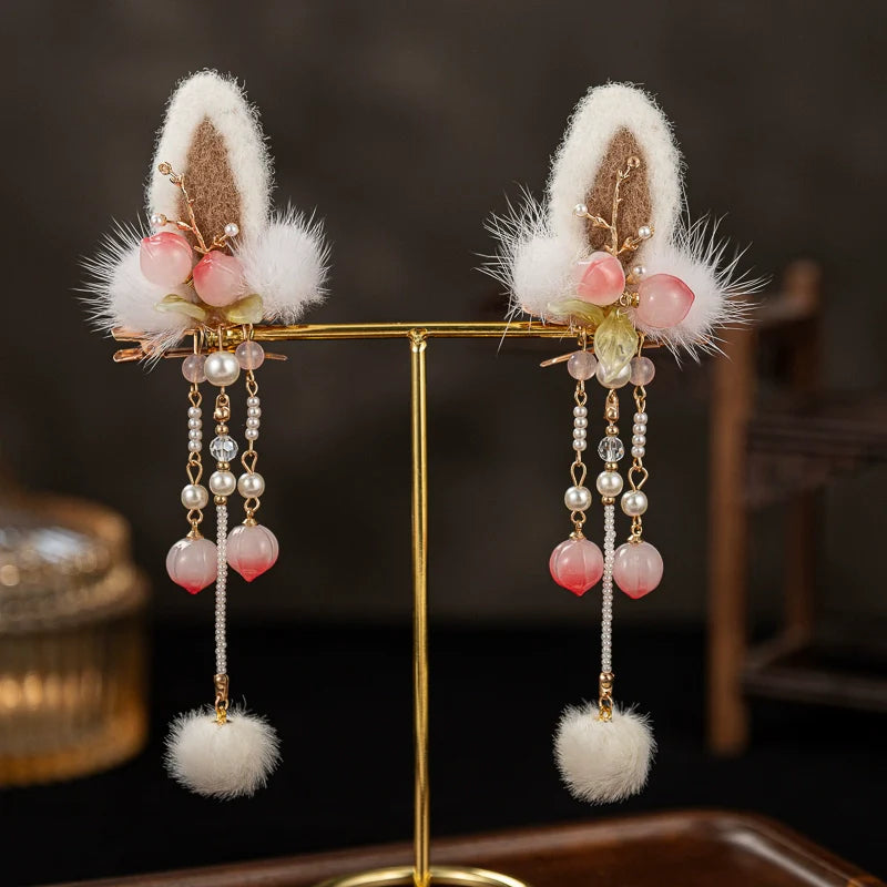 Hair Clips: Kitty