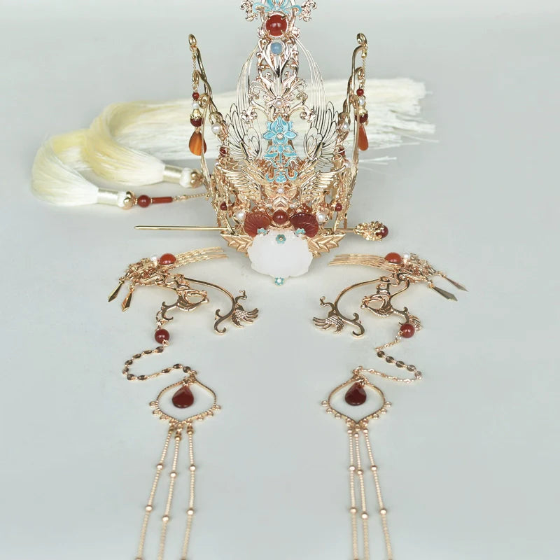 Hanfu Hair Accessories Set: Jiugao