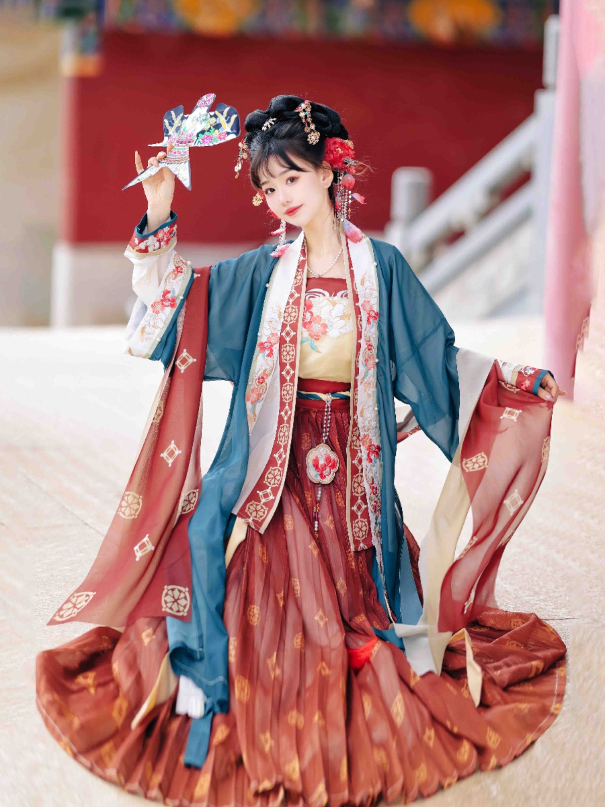 Cherry Lips 点绛唇 - Song Dynasty Style Qiyao Ruqun Hanfu