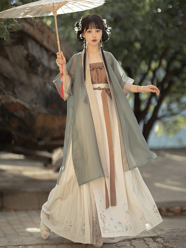 Xi Qingtang - Song Dynasty Style Qiyao Ruqun Hanfu