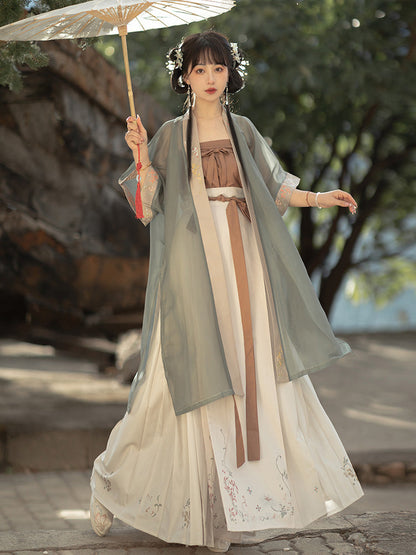 Xi Qingtang - Song Dynasty Style Qiyao Ruqun Hanfu