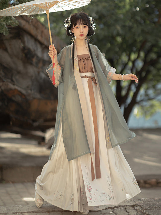 Xi Qingtang - Song Dynasty Style Qiyao Ruqun Hanfu