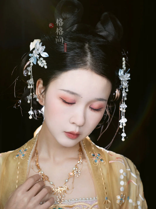 Hair Clips: Lily of the Valley