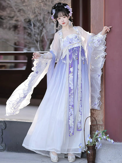Fanghua - Tang Dynasty Style Hanfu Dress Heziqun
