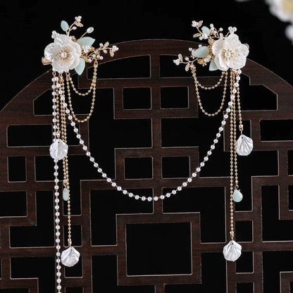 Back Hair Pin: Gardenia