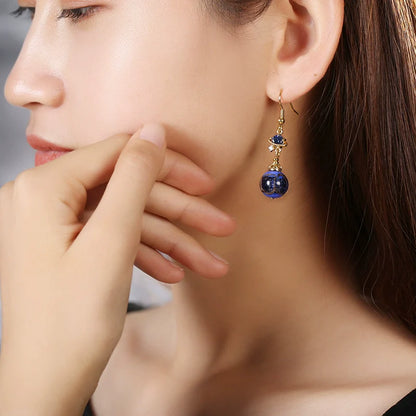 Saturn Chinese Style Earrings